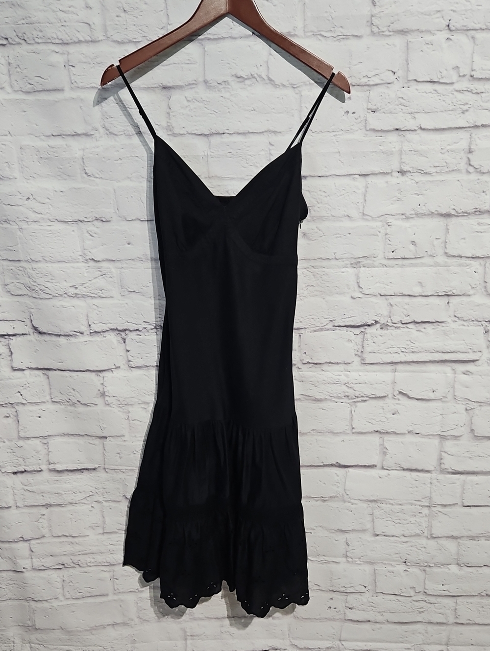 GAP Black Spaghetti Strap Mini Dress